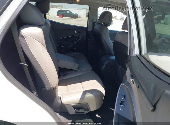 5XYZW4LA2HG388906 2017 HYUNDAI SANTA FE SPORT White Widok naklejki z numerem VIN