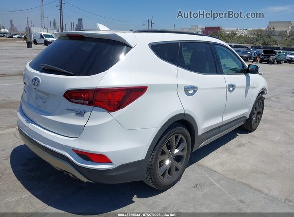 5XYZW4LA2HG388906 2017 HYUNDAI SANTA FE SPORT White Tył prawy