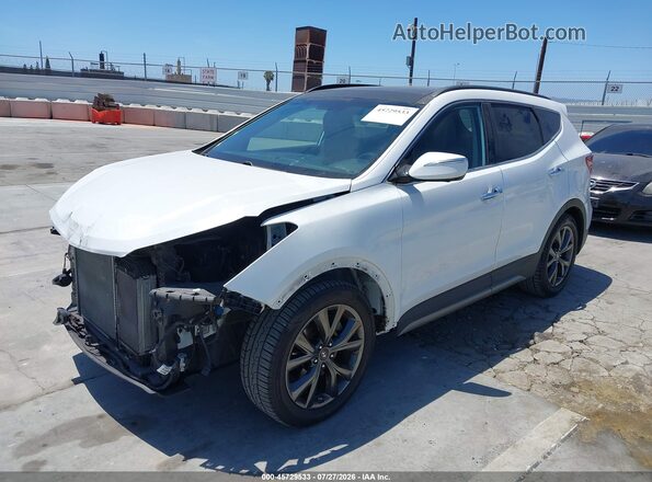 5XYZW4LA2HG388906 2017 HYUNDAI SANTA FE SPORT White Przód lewy