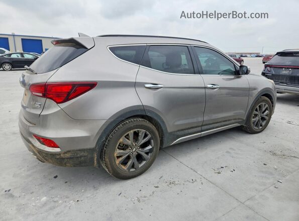 5XYZW4LA2HG501754 2017 HYUNDAI SANTA Gray Հետևի աջ