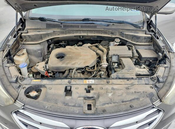 5XYZW4LA2HG501754 2017 HYUNDAI SANTA Gray Սալոնի հետևի տեսք