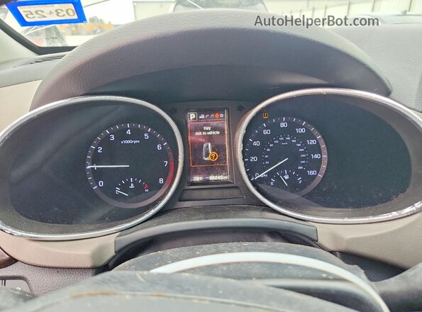 5XYZW4LA2HG501754 2017 HYUNDAI SANTA Gray Սարքավորումների վահանակի տեսք