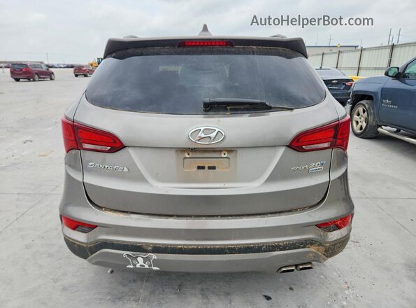 5XYZW4LA2HG501754 2017 HYUNDAI SANTA Gray Հետևի տեսք