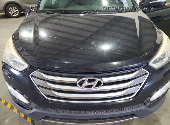 5XYZW4LA5GG346485 2016 HYUNDAI SANTA Black Շարժիչի բաժամունքի տեսք