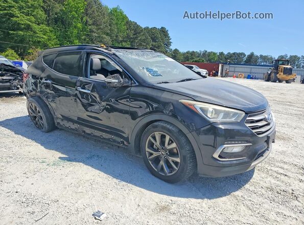 5XYZW4LA5HG473559 2017 HYUNDAI SANTA Black Delantero derecho