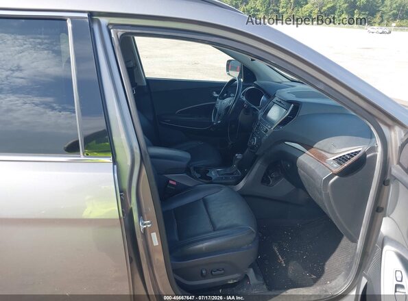 5XYZW4LA5HG491575 2017 HYUNDAI SANTA FE SPORT Gray Front interior view
