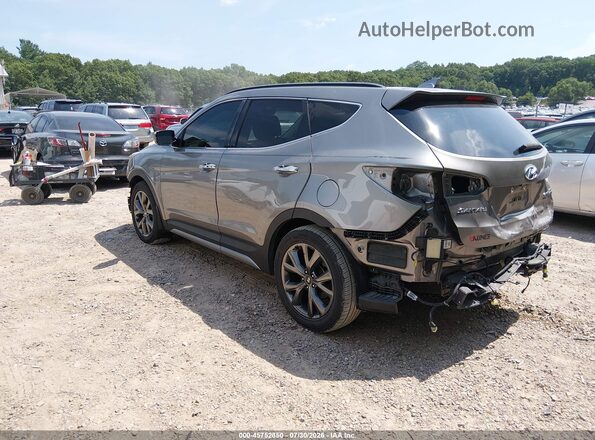 5XYZW4LA5JG534608 2018 HYUNDAI SANTA FE SPORT Gray Задня ліва чверть