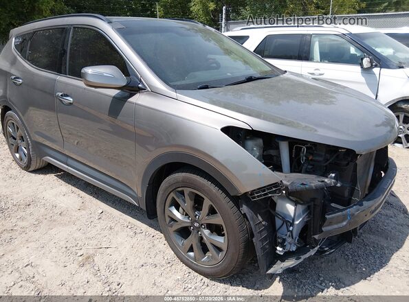 5XYZW4LA5JG534608 2018 HYUNDAI SANTA FE SPORT Gray 
