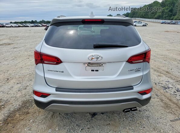 5XYZW4LA6HG442014 2017 HYUNDAI SANTA Silver Հետևի տեսք