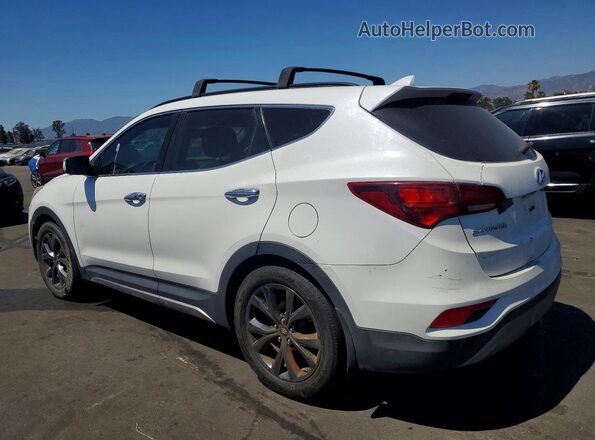 5XYZW4LA7HG447688 2017 HYUNDAI SANTA White უკანა მარცხენა