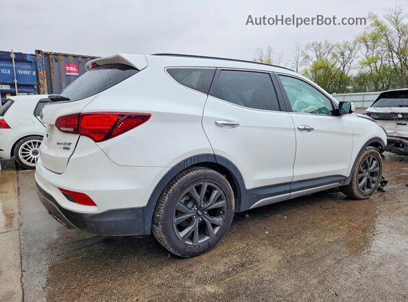 5XYZW4LA8HG394323 2017 HYUNDAI SANTA White Հետևի աջ