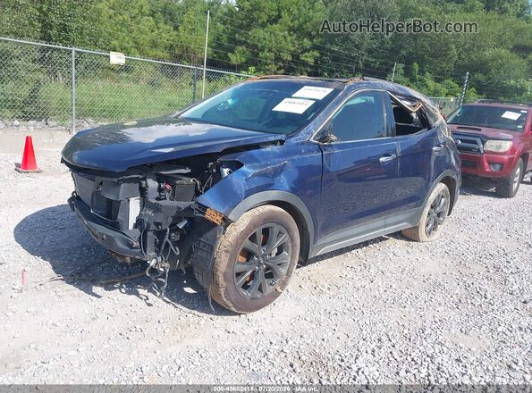 5XYZW4LA8HG465018 2017 HYUNDAI SANTA FE SPORT Blue Առջևի ձախ երեք քառորդ տեսարան