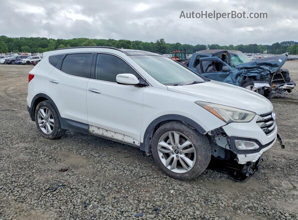 5XYZW4LA9GG305714 2016 HYUNDAI SANTA Белый Передняя правая четверть