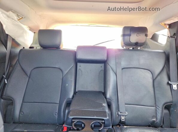 5XYZW4LAXGG325907 2016 HYUNDAI SANTA Black Հետևի նստատեղերի տեսք