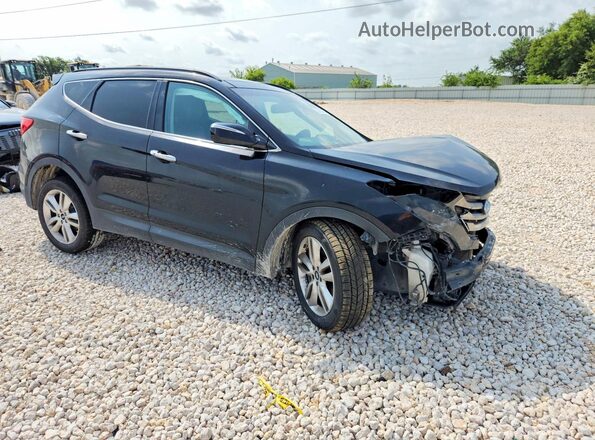 5XYZW4LAXGG325907 2016 HYUNDAI SANTA Black Առջևի աջ