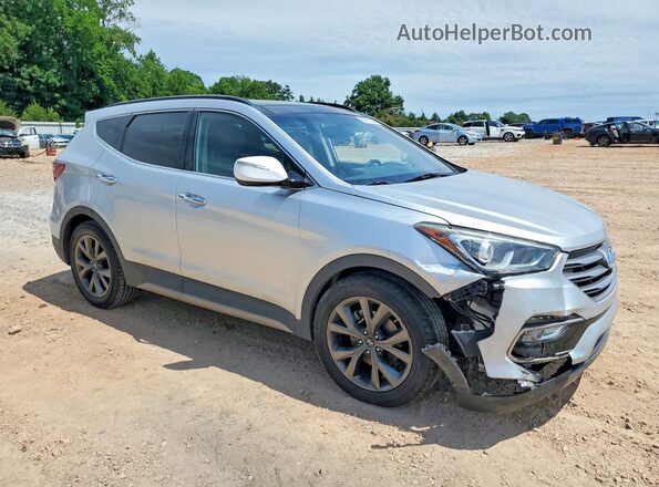5XYZW4LAXHG386496 2017 HYUNDAI SANTA Silver Front right