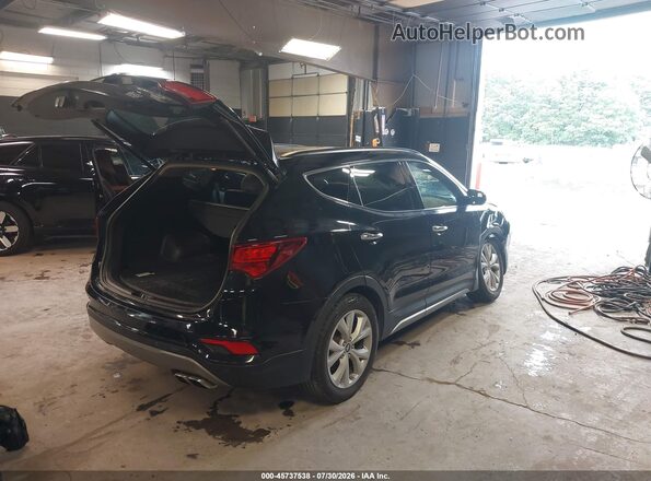 5XYZWDLA0HG384773 2017 HYUNDAI SANTA FE SPORT Black Rear right
