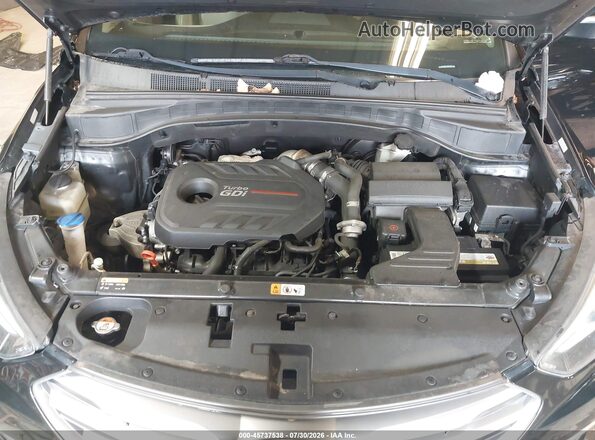 5XYZWDLA0HG384773 2017 HYUNDAI SANTA FE SPORT Black Rear view