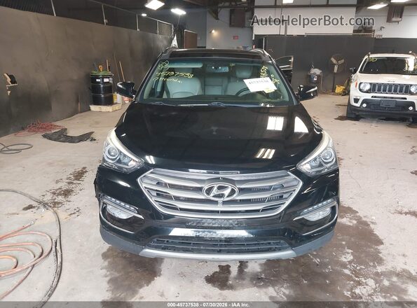 5XYZWDLA0HG384773 2017 HYUNDAI SANTA FE SPORT Black Instrument cluster view