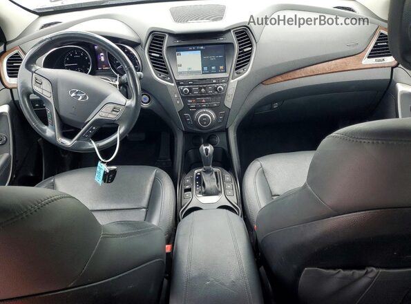 5XYZWDLA0JG566219 2018 HYUNDAI SANTA Gray Вид панелі приладів
