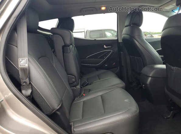 5XYZWDLA0JG566219 2018 HYUNDAI SANTA Gray Вид задніх сидінь