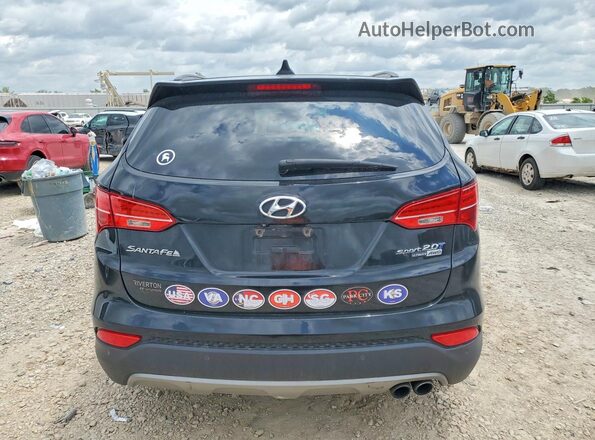 5XYZWDLA1GG353725 2016 HYUNDAI SANTA Black Vista trasera