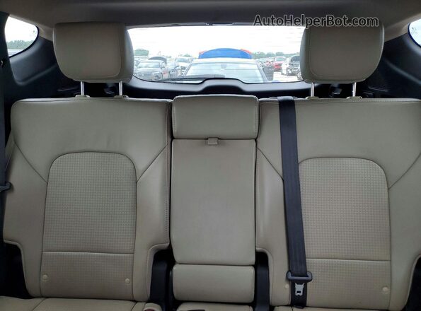5XYZWDLA1GG353725 2016 HYUNDAI SANTA Black Vista de los asientos traseros