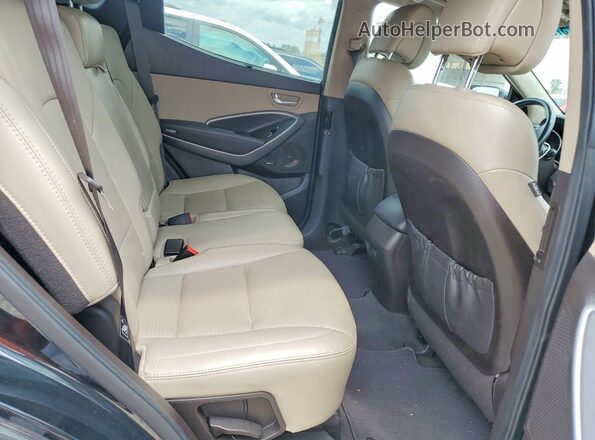5XYZWDLA1GG353725 2016 HYUNDAI SANTA Black Vista interior trasera