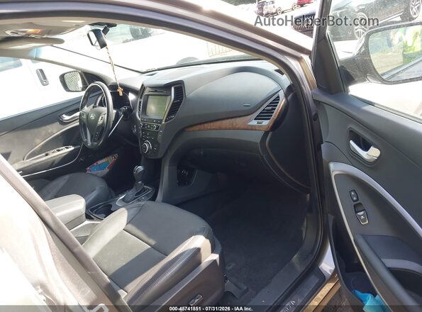 5XYZWDLA2JG519452 2018 HYUNDAI SANTA FE SPORT Black Vista interior delantera
