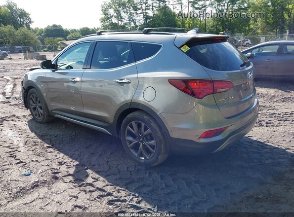 5XYZWDLA2JG519452 2018 HYUNDAI SANTA FE SPORT Black Trasero izquierdo