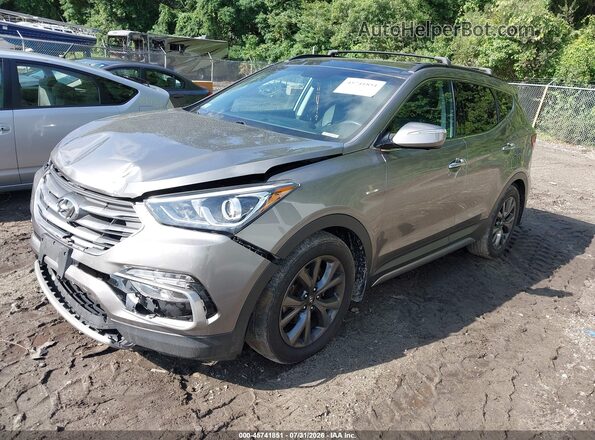 5XYZWDLA2JG519452 2018 HYUNDAI SANTA FE SPORT Black Vista tres cuartos delantera izquierda