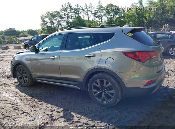 5XYZWDLA2JG519452 2018 HYUNDAI SANTA FE SPORT Black Vista interior de 360 grados