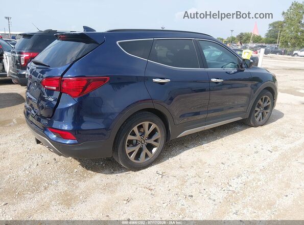 5XYZWDLA3HG425087 2017 HYUNDAI SANTA FE SPORT Dark Blue უკანა მარჯვენა
