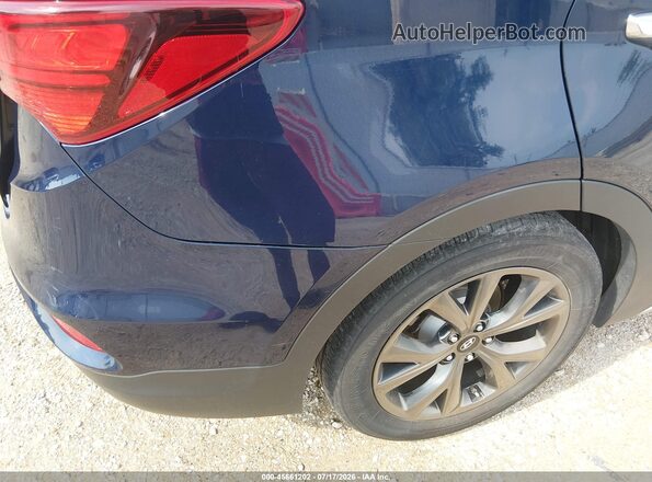 5XYZWDLA3HG425087 2017 HYUNDAI SANTA FE SPORT Dark Blue წინა ხედი