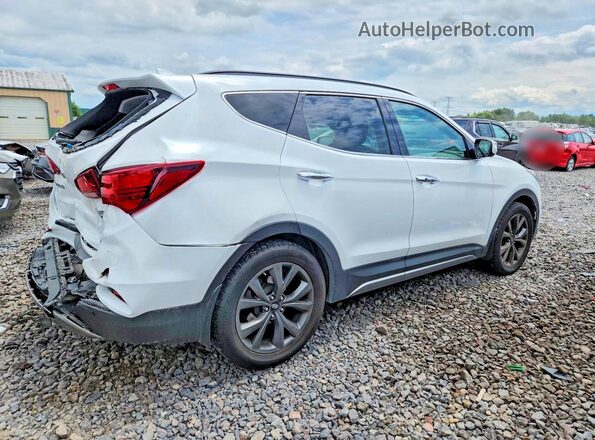 5XYZWDLA3HG427132 2017 HYUNDAI SANTA Белый Задняя правая четверть