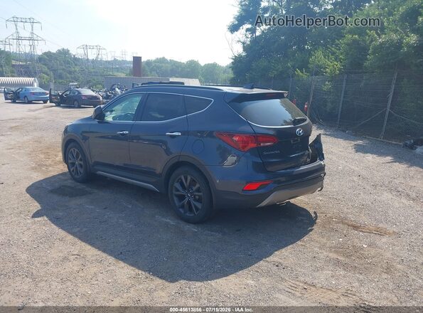 5XYZWDLA3HG492949 2017 HYUNDAI SANTA FE SPORT Gray Հետևի ձախ