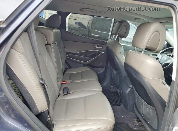 5XYZWDLA4GG345599 2016 HYUNDAI SANTA Blue Vista de los asientos traseros