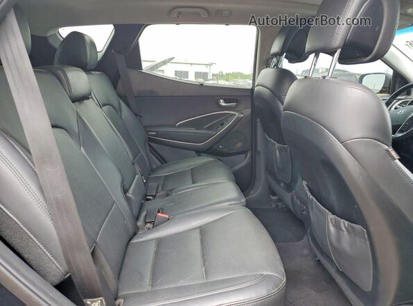 5XYZWDLA4HG407665 2017 HYUNDAI SANTA Черный Вид задней части салона