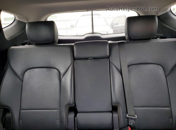 5XYZWDLA4HG407665 2017 HYUNDAI SANTA Черный Вид задних сидений