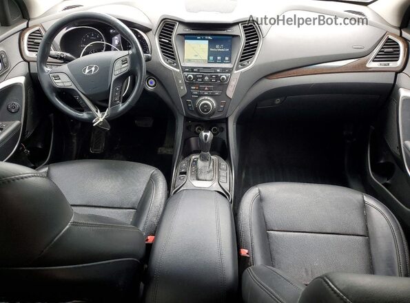 5XYZWDLA4HG407665 2017 HYUNDAI SANTA Черный Вид панели приборов