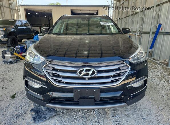 5XYZWDLA4HG494452 2017 HYUNDAI SANTA Черный Вид спереди