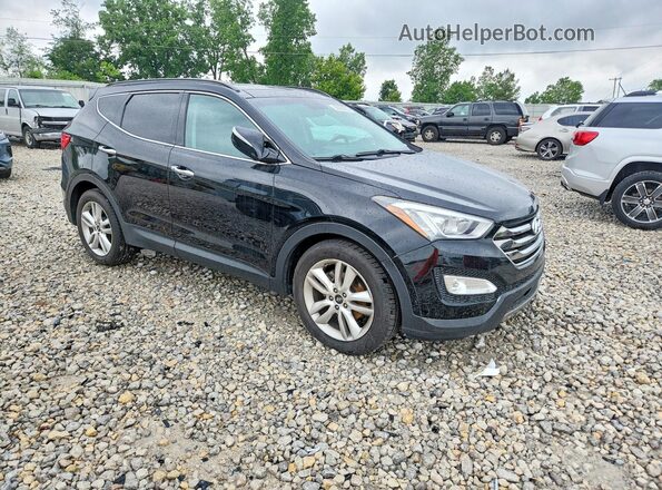 5XYZWDLA5GG306651 2016 HYUNDAI SANTA Black წინა მარჯვენა