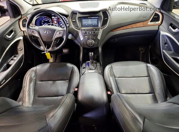 5XYZWDLA5JG549416 2018 HYUNDAI SANTA Gray წინა პანელის ხედი