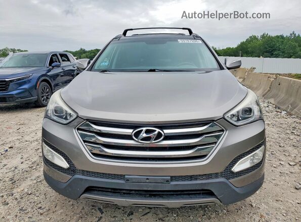 5XYZWDLA6GG314810 2016 HYUNDAI SANTA Серый Вид спереди