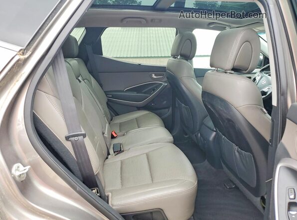 5XYZWDLA6GG314810 2016 HYUNDAI SANTA Серый Вид задней части салона