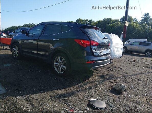 5XYZWDLA6GG362419 2016 HYUNDAI SANTA FE SPORT Blue Задня ліва чверть