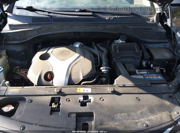 5XYZWDLA6GG362419 2016 HYUNDAI SANTA FE SPORT Blue Вид ззаду