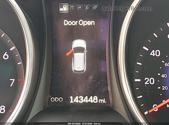 5XYZWDLA6GG362419 2016 HYUNDAI SANTA FE SPORT Blue 