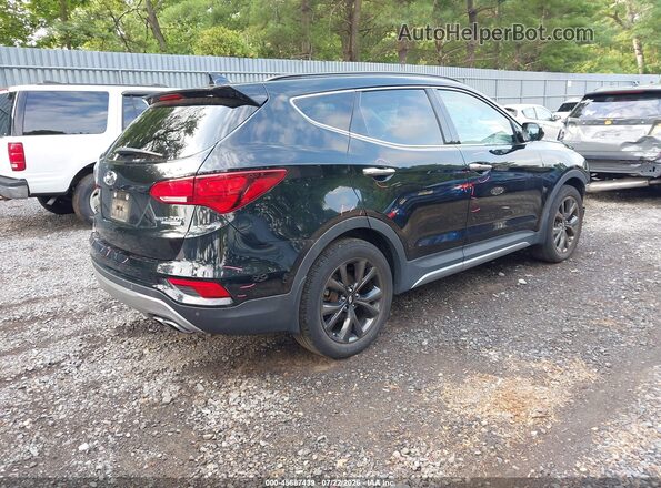 5XYZWDLA6HG413192 2017 HYUNDAI SANTA FE SPORT Black Trasero derecho