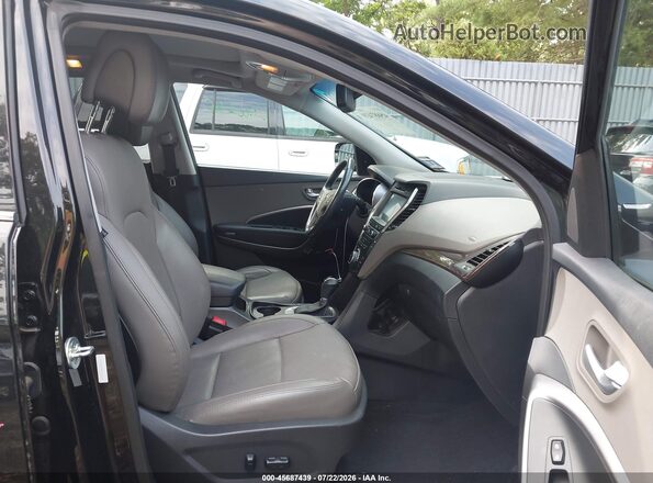 5XYZWDLA6HG413192 2017 HYUNDAI SANTA FE SPORT Black Vista interior delantera